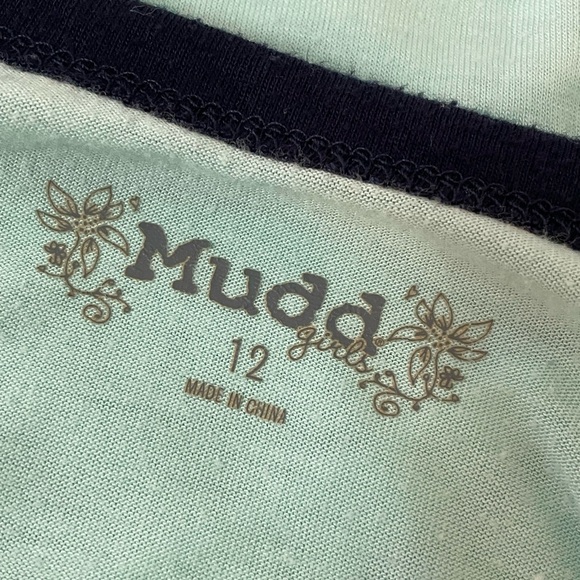 Pawsitive Catitude Short Sleeve Tee by Mudd Size 12 Girls - Picture 7 of 9